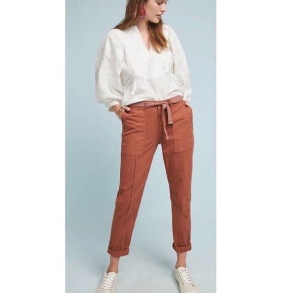 Anthropologie • The Wanderer Bohemian Rust Orange Women’s Pant Size 25 Women’s - Picture 2 of 10